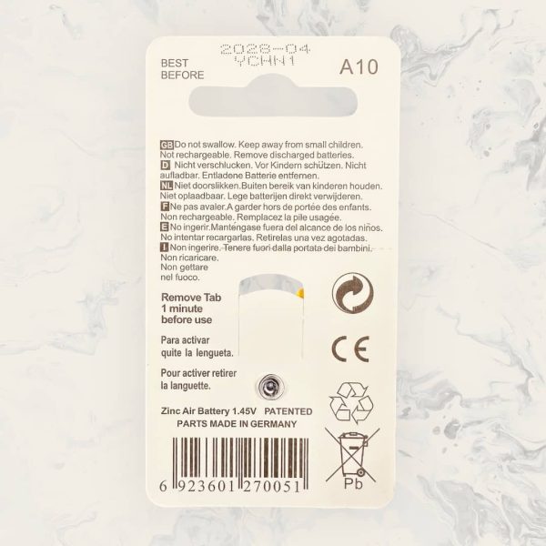 Natus A10 Hearing Aid Battery - Image 2