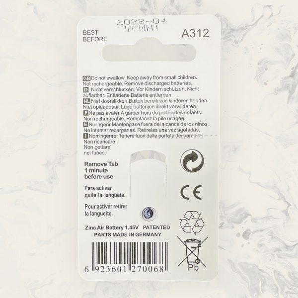 Natus A312 Hearing Aid Battery - Image 2